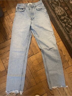 Agolde slim leg button fly Jean size 24